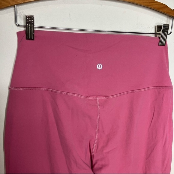 Lululemon align high rise leggings double layer leggings in pink blossom size 10 - Picture 6 of 10